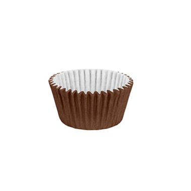 Forminha-Cupcake-Impermeavel---Marrom---pacote-45-unidades