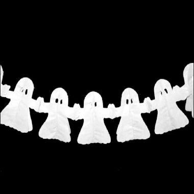 Guirlanda-Halloween-Fantasma-Branco---Seda---decoracao---tira-com-2-metros