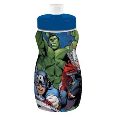 Garrafa-Avengers-Assemble---Vingadores---Squeeze---plastica---300-ml---cores-sortidas---unidade