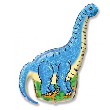 Balao-Dinossauro---HSG---metalizado---Azul---unidade
