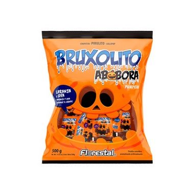Pirulito-Bruxolito-Abobora---pinta-lingua---500-g---pacote-50-unidades