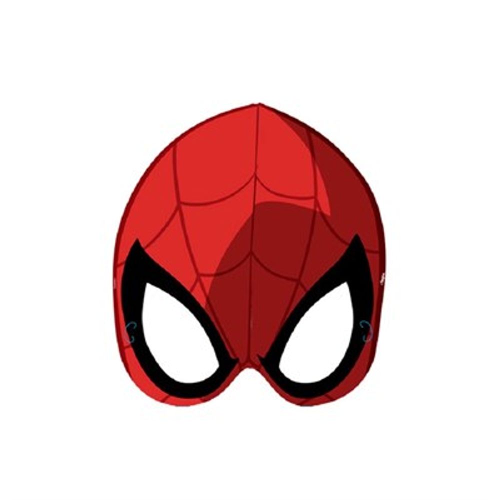 Máscara Homem Aranha Spider Quadrinhos 06 unidades nudelmania