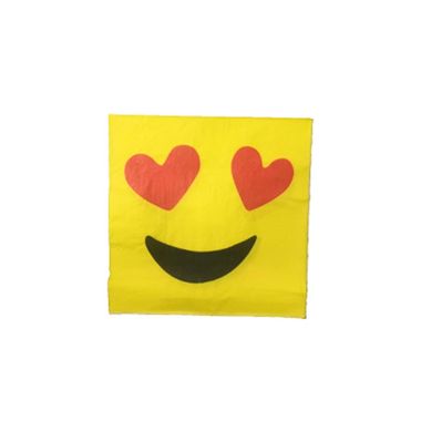Guardanapo-Emoji-Heart-Eyes-33-x-33-cm-Importado---20-unidades
