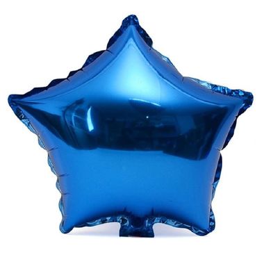 Balao-Estrela-20----Importado---metalizado---Azul---unidade