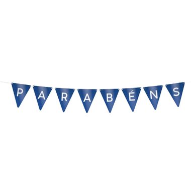 Bandeirinha Parabens Azul - unidade
